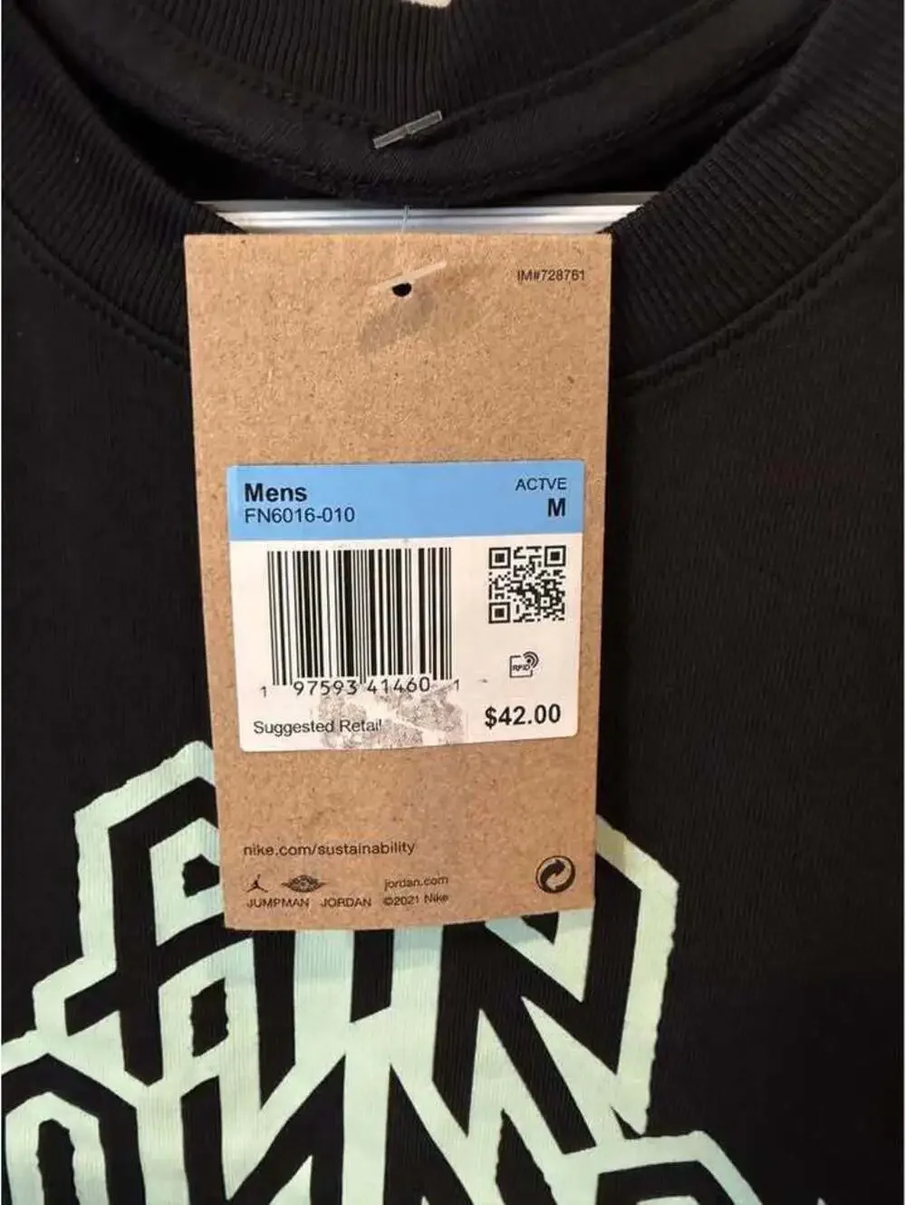 Air Jordan Lightning Graphic T-Shirt Men’s Medium